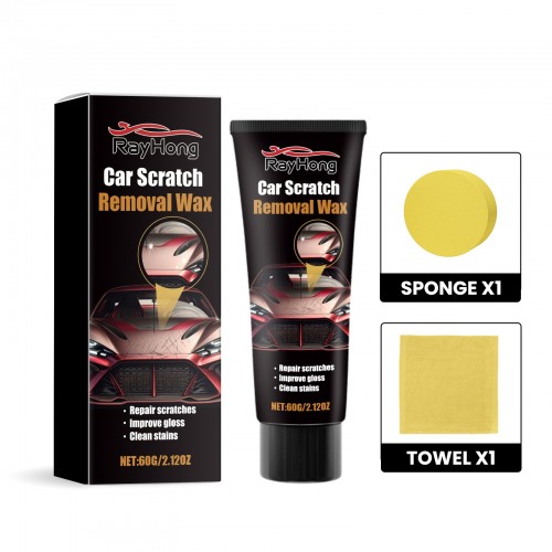 Rayhong Car Scratch & Swirl Remover, Car Scratch Paint Care Tool, Scratches Repair Polishing Wax Auto Product Car Paint Repair 60g